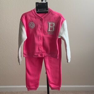 Bebe Girls 2 Piece Sweatpants Set Size 6X
